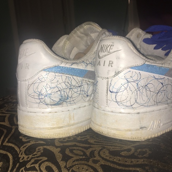 Custom painted Nike Air Force 1 20th Anniversary - Picture 7 of 7